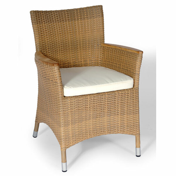 Galette pour fauteuil en fibre synthétique